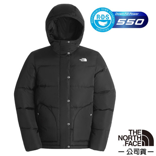 【The North Face】女 防潑水防風保暖連帽羽絨外套.夾克.風衣.大衣.雪衣/8DMM-JK3 太空黑 V✿30E010